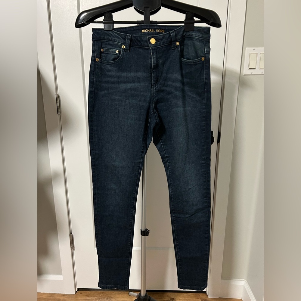 Michael Kors Women's Dark Blue Jeans-size 6